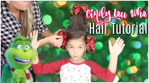 Cindy Lou Who Hair Tutorial Grinch Crazy Hair Day Fun Youtube