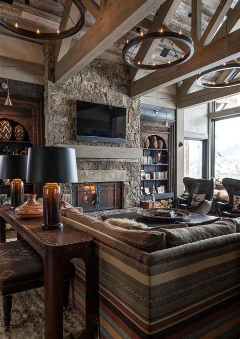 Viking View Chalet Chic Chalet Style Lodge Style Chic Living Room