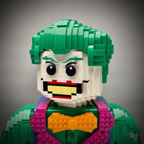 A Close Up Of A Lego Batman Character