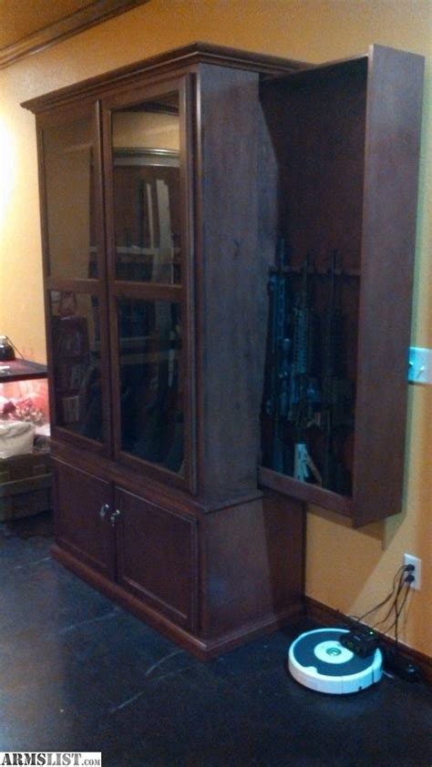 These storage items are necessary to avoid theft, misuse, and unauthorized access. ARMSLIST - For Sale: Custom solid maple gun cabinet with ...