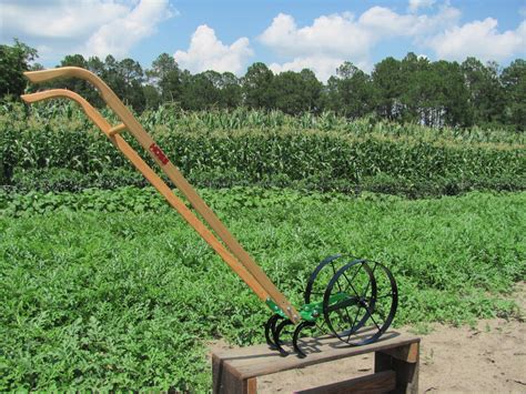 Hoss Double Wheel Hoe With Included Cultivator Teeth Attachments Amish