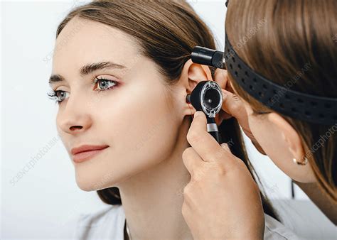 Ear Examination Stock Image F0347357 Science Photo Library