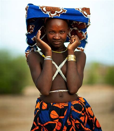 Angolan Woman Mucubal Women Africa Do Sul West Africa Angola Africa African People African