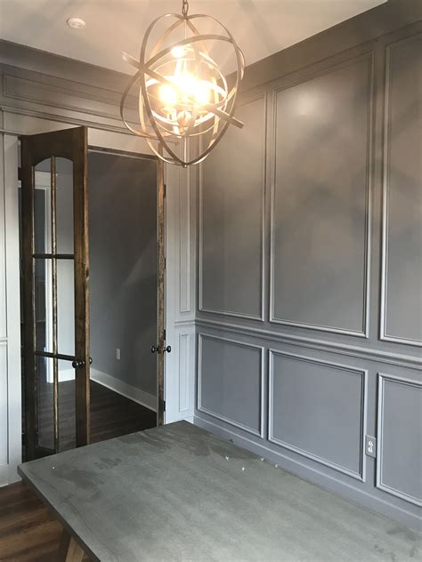 Walls Sherwin Williams Gauntlet Gray Sw 7019 Ceiling Colonnade Gray