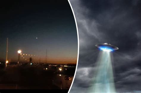 Ufo Shock Footage Alien Spaceship Spotted Hovering Above Seaside
