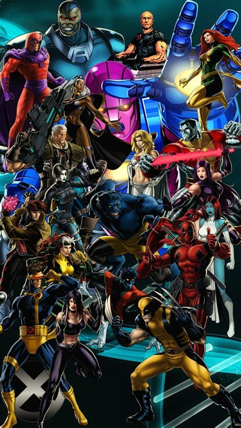 X Men Wallpaper For Smartphone Heróis De Quadrinhos