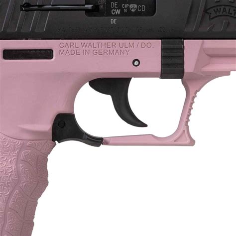 Walther P22 22 Long Rifle 342in Pink Champagne Cerakote Pistol 101