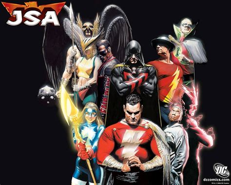 Comics Justice Society Of America Hawkman Hawkgirl Stargirl Shazam Dc