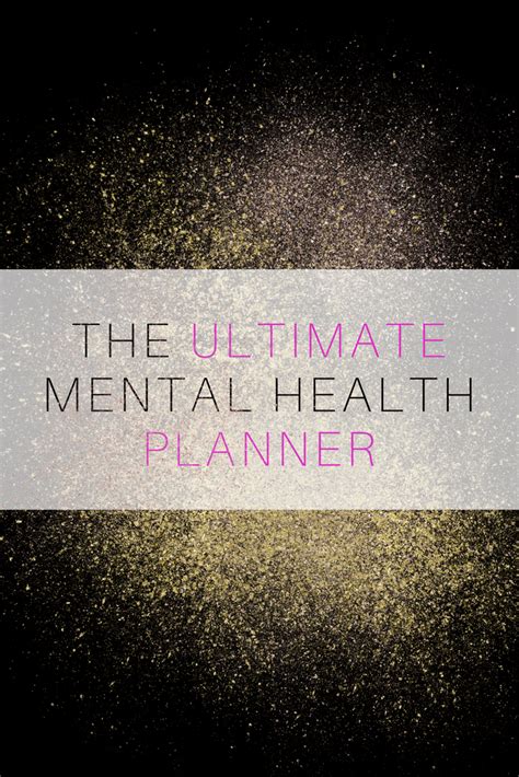 Mental Health Resources: My Planner | Alayna Bedroom ...