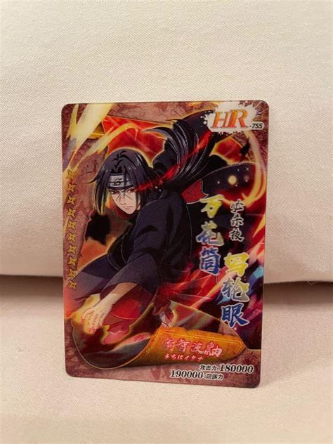 Itachi Uchiha 3d Card Game Rare Naruto Card Hobbies And Toys Toys
