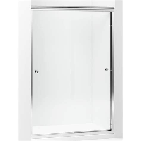 sterling finesse 70 0625 in h x 42 625 in to 47 625 in w frameless sliding silver shower door