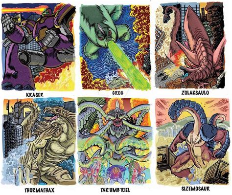 Colossal Kaiju Combat Trading Card Sample 3 By Deviantart