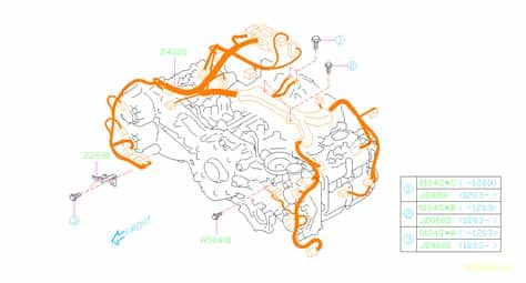 2012 Subaru Impreza Engine Wiring Harness. Wiring harness ...