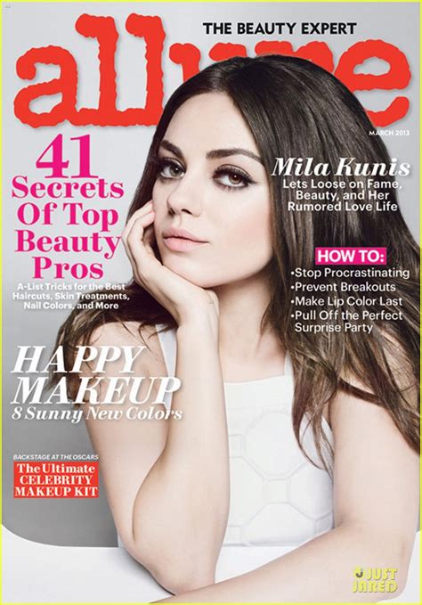 Mila Kunis Covers Allure Magazine March 2013 Photo 2810247