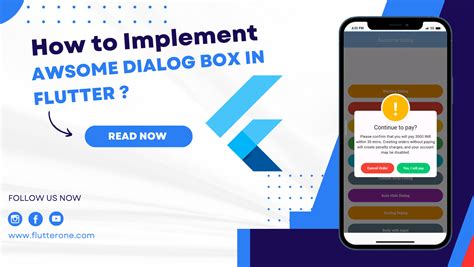 How To Implement A Dialog Box In Flutter Using Awesome Dialog Package FlutterOne