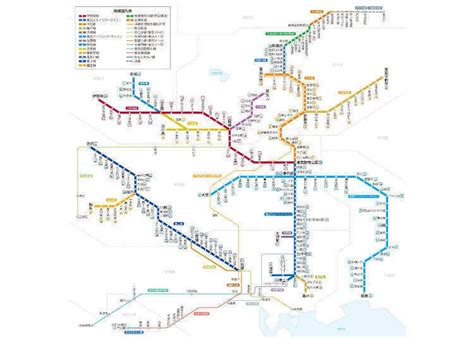 Tokyo Transit Map The Complete Guide To Tokyos Trains And Subways