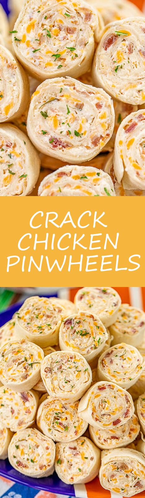 This barbecue chicken pinwheels post has been sponsored by tyson foods inc. CRACK CHICKEN PINWHEELS - cookbook
