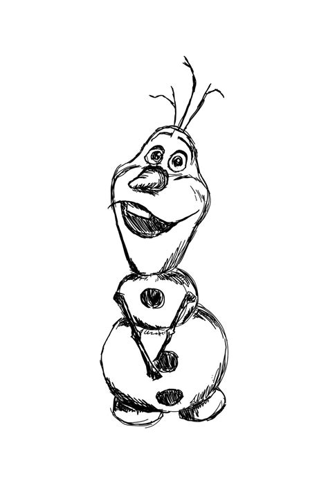 El Blog De Plástica Cómo Dibujar A Olaf