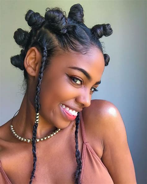 20 beautiful black women showing us how to rock bantu knots anywhere essence