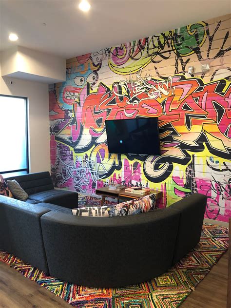 Media in category graffiti living room. CUSTOM GRAFFITI WALL MURAL in 2020 | Wall murals, Church ...