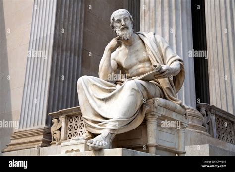 Greek Historian Herodotus At The Parliament In Vienna Austria Stock