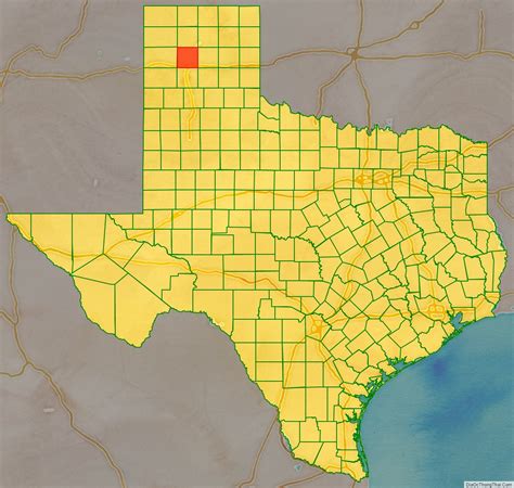 Map Of Potter County Texas