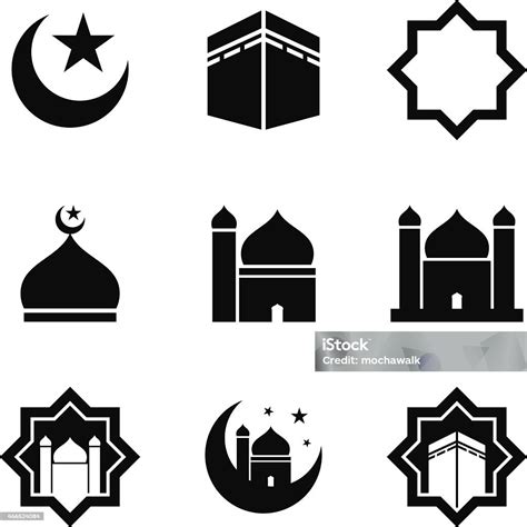 Islamic Icon Stock Illustration Download Image Now Icon Symbol Islam Mosque Istock