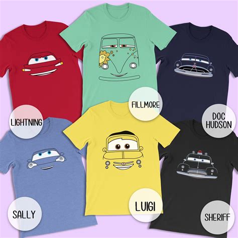 Disney Cars Shirt Disney Pixar Shirt Cars Birthday Shirt Etsy