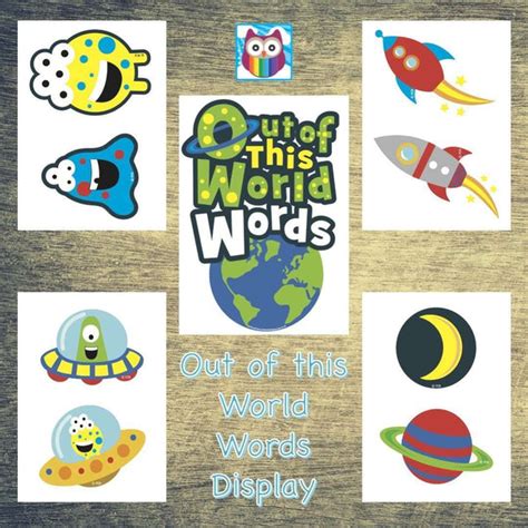 Out Of This World Words Display Props Pack Primary Classroom Resources