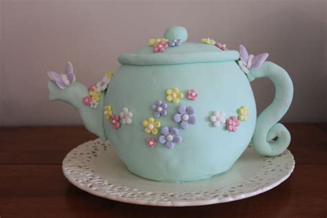 Teapot Cake Fruitcake Covered In Ready To Roll Fondant Royal Icing