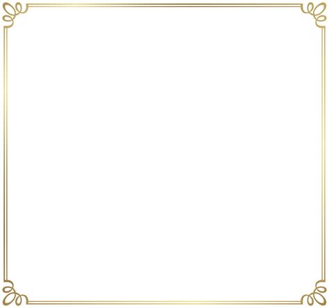 Decorative Frame Border Png Clipart Image Gallery