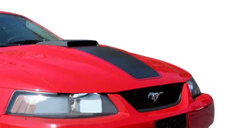 American Muscle Graphics Mustang Black Mach 1 Hood Decal 26047 03 04