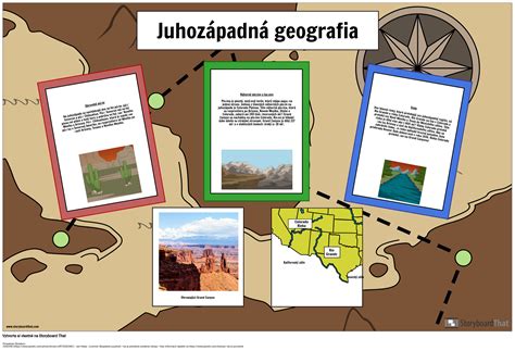 Juhozápadná Geografia Storyboard ידי Sk Examples