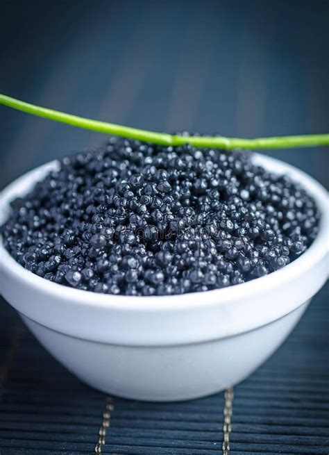 Black Caviar Stock Image Image Of Fish Appetizer Caspian 36336509