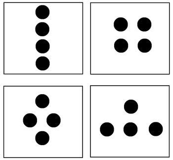 Subitizing Dot Cards 1-10 | Dot cards, Subitizing, Common core math