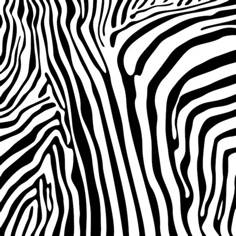 Zebra Stripes Seamless Pattern Vecteur Premium