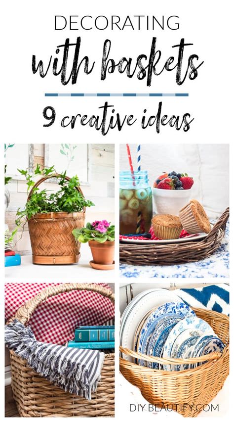 9 Creative Ways To Use Baskets In Home Decor Diy Beautify Creating