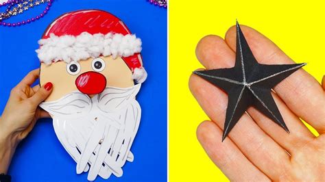 5 Diy Christmas Christmas Crafts 5 Minute Crafts Christmas Youtube