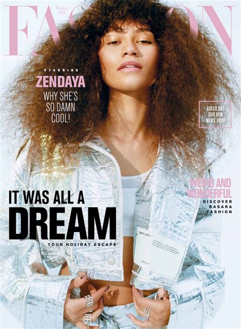 Zendaya Coleman Covers The Winter Issue Of Fashion Magazine Tom Lorenzo