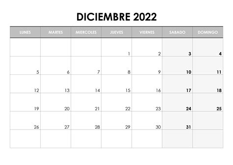 Hoja Calendario Diciembre 2022 Para Imprimir Imagesee