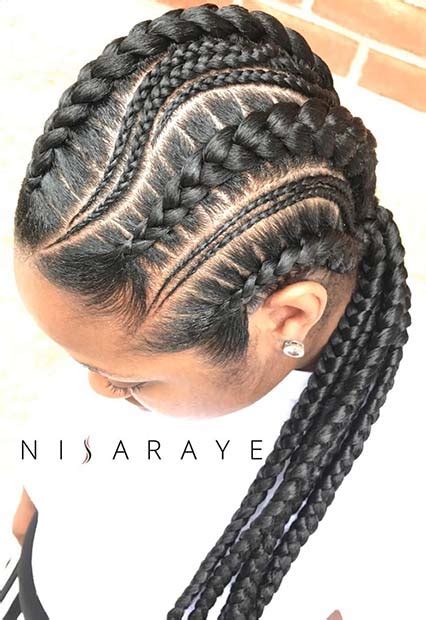 43 Cool Ways To Wear Feed In Cornrows Page 4 Of 4 Stayglam