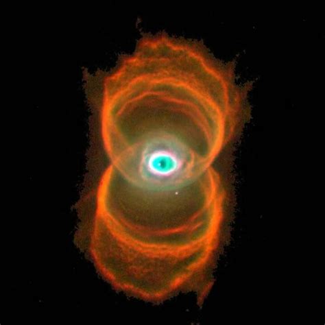 Hubble Space Telescope Image Of The Hourglass Nebula Mycn18 This Is A