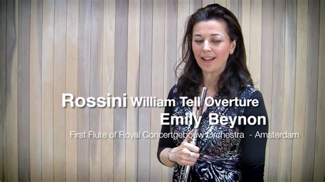 William Tell Overture Flute Solo - Rossini - William Tell Overture flute solo - demonstrated by Emily