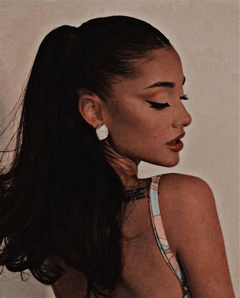 Ariana Grande Aesthetic Icon Instagram Diamond Earrings Pearl Earrings Hoop Earrings Ariana