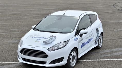 In Wheel Motor Electric Ford Fiesta Previews Future Urban Vehicles