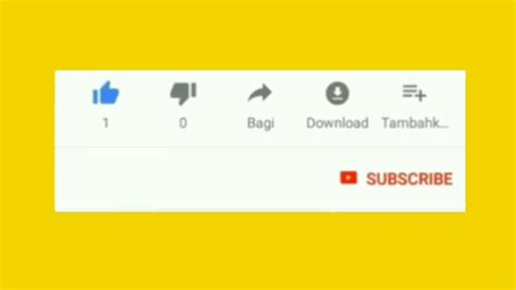 Yellow Subscribe Button Youtube