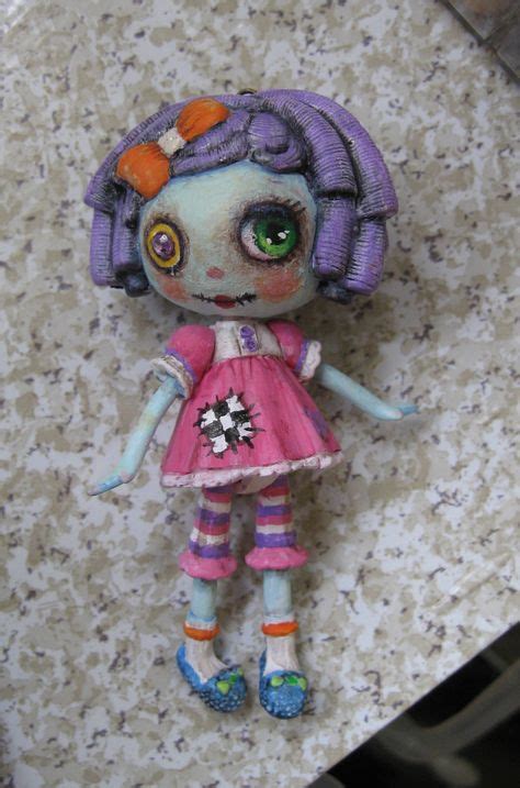 Zombie Scared Custom Lalaloopsy Mini Doll Just Chilling On The Window
