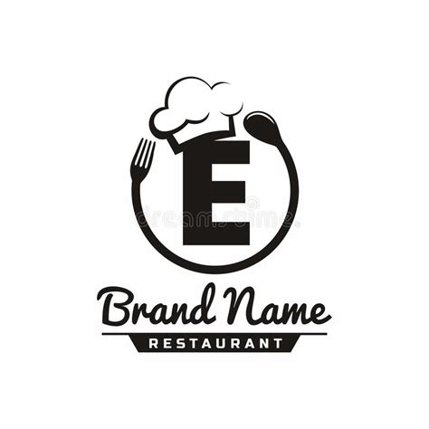 Diseño Del Logotipo De La Comida Del Restaurante Letter J Ilustración
