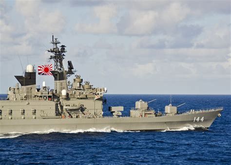 Jmsdf Shirane Class Destroyer Js Kurama Ddh 144 During Training As Part Of The Integrated