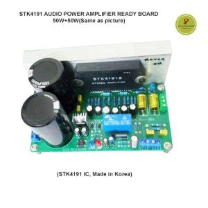 Stk Audio Power Amplifier Ready Board Including Speaker Protection